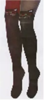 Колготки детские конте ёлочка р.116-122 темно-бордовый 3280124