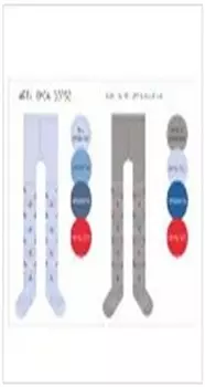 Колготки детские омса коллант р.92-98 с рисунком якорь на полосках гриджио чаро 13p62-1