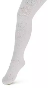 Колготки детские русокс с имитацией ажурного рисунка р.128-134 серый дк-600