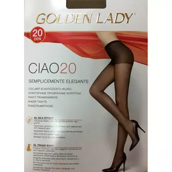 Колготки голден леди чао 20 ден мелон р.5