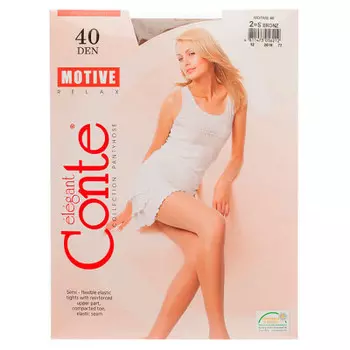 Колготки конте мотив 40 ден р.4 бронза