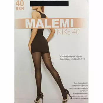 Колготки Malemi найк 40 ден неро р.4