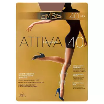 Колготки Omsa Attiva 40 ден Camoscio р.4