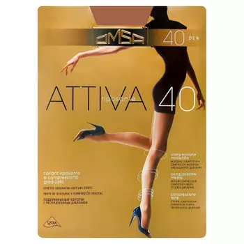 Колготки Omsa Attiva 40 ден visone р.5