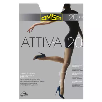 Колготки Omsa аттива 20 ден карамель р.2