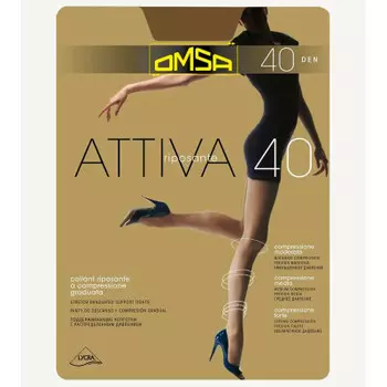 Колготки омса аттива 40 ден белый р.3