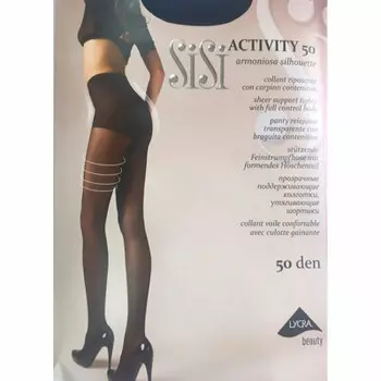 Колготки SiSi активити 50 ден неро р.3