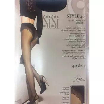 Колготки SiSi стиль 40 ден мока р.3