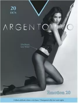 Колготки женские аржентовиво эмойшен 20 ден неро р.3