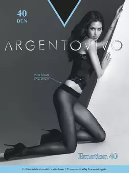 Колготки женские аржентовиво эмойшен 40 ден неро р.4