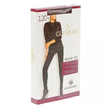 Колготки женские Glamour велюр 120 шоколад р.5