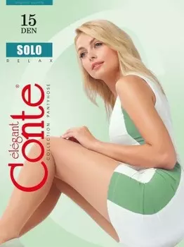 Колготки женские конте соло 15 ден р.3 неро