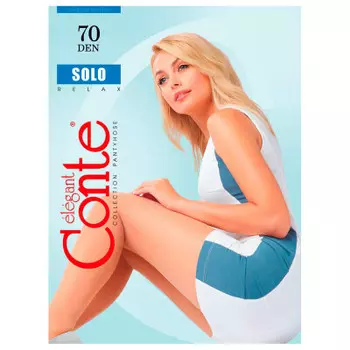 Колготки женские конте соло 70 ден р.2 бронза