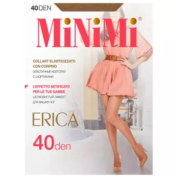Колготки женские миними эрика 40 ден карамелло р.2