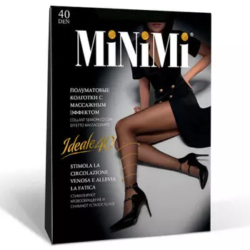 Колготки женские миними идеал 40 ден бьянко р.4 утяжка по ноге