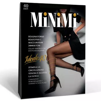 Колготки женские миними идеал 40 ден карамелло р.5 утяжка по ноге