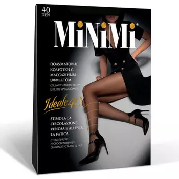 Колготки женские миними идеал 40 ден неро р.2 утяжка по ноге