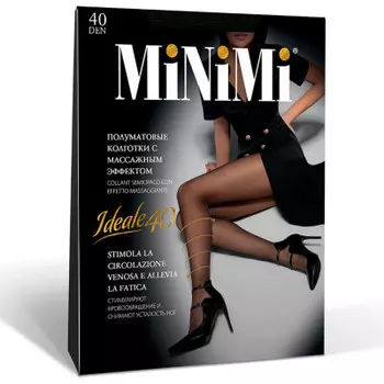 Колготки женские миними идеал 40 ден неро р.4 утяжка по ноге