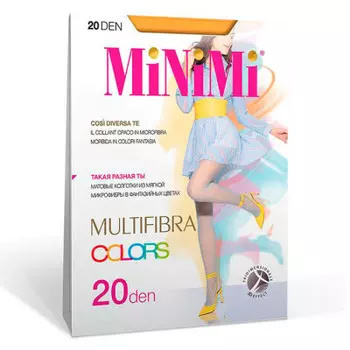 Колготки женские миними мультифибра калорс 20 ден амбра янтарный р.2 15-1058