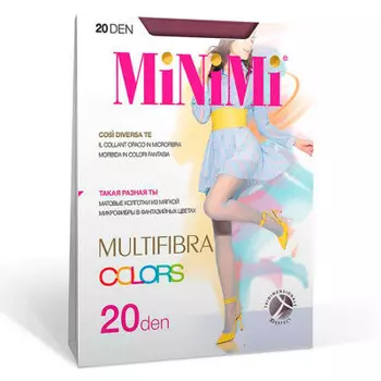 Колготки женские миними мультифибра калорс 20 ден бордо р.4 19-2428