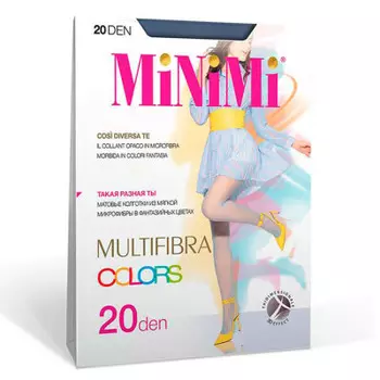 Колготки женские миними мультифибра калорс 20 ден джинс р.2 18-4034