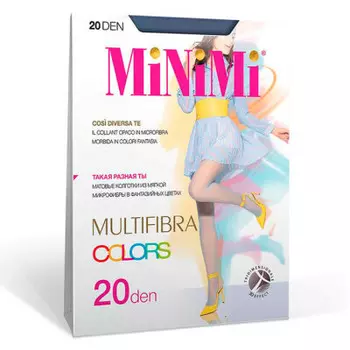 Колготки женские миними мультифибра калорс 20 ден джинс р.3 18-4034