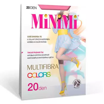 Колготки женские миними мультифибра калорс 20 ден роса антико розовый р.3 17-2520