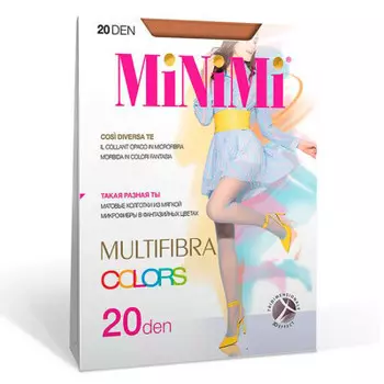 Колготки женские миними мультифибра калорс 20 ден терракотовый р.4 18-1250