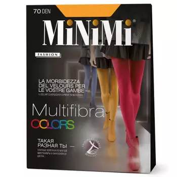 Колготки женские миними мультифибра колорс 70 ден р.2 янтарный
