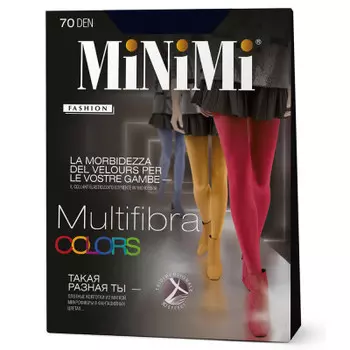 Колготки женские миними мультифибра колорс 70 ден р.2 темно-синий