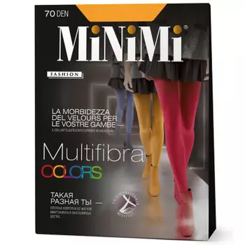 Колготки женские миними мультифибра колорс 70 ден р.4 янтарный