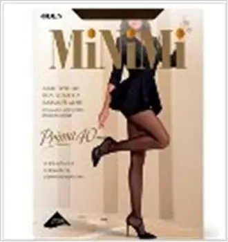 Колготки женские миними прима 20 ден шортики неро р.4