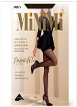 Колготки женские миними прима 40 ден шортики неро р.2