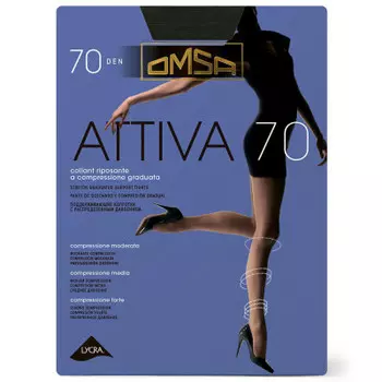 Колготки женские омса аттива 70 ден фумо р.6
