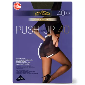 Колготки женские омса пушап 40 ден карамелло р.5