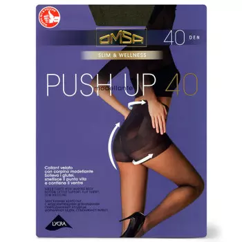 Колготки женские омса пушап 40 ден неро р.5