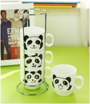 Комплект чашек 4 шт 200мл юнигуд керамика aq-07