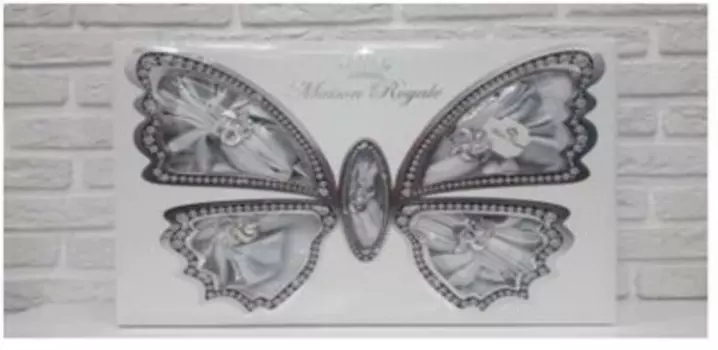 Комплект в коробке из скатерти 160 х220 и 8 салфеток 35 х35 серебристый