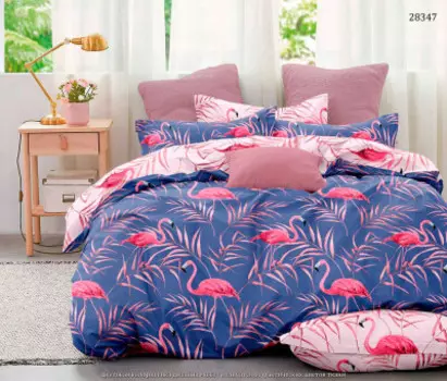 Комплекты постельного белья Любовь и Жизнь поплин 1.5сп 28347