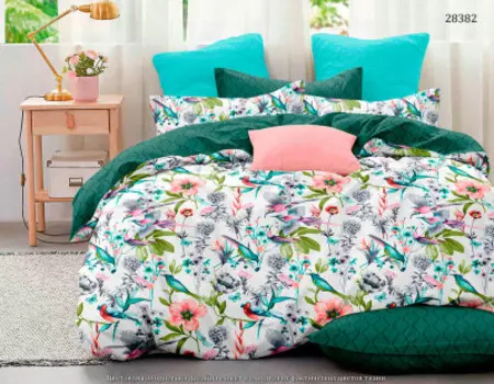 Комплекты постельного белья Любовь и Жизнь поплин евро 28382