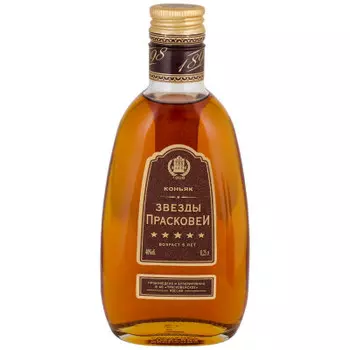 Коньяк 5* 0,25л 40% прасковейский