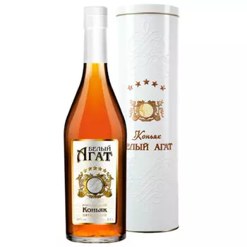 Коньяк белый агат 0.5 л 40% 5 лет туба арома