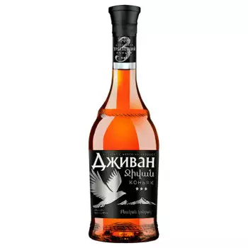 Коньяк дживан 0.5 л 40% трехлетний армянский