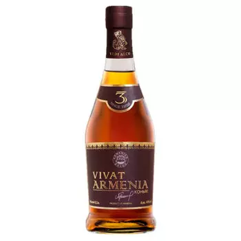 Коньяк виват армения 0,5л 40% 3 года
