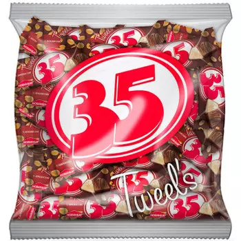 Конфеты 35 Tweels 500г с арахисом Эссен Продакшн пакет