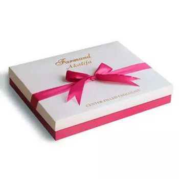 Конфеты акалифа 200г молочный шоколад с карамельной начинкой