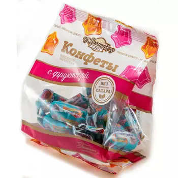 Конфеты батончики молочные на фруктозе 160 г тм голицин