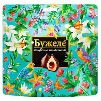 Конфеты бужеле 180 г миндальные в шоколадной глазури