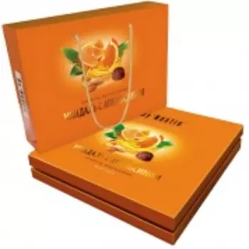 Конфеты династия 205 г миндаль с апельсином в сумочке