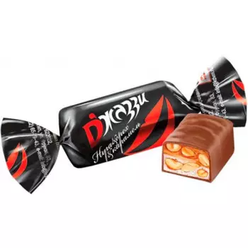 Конфеты джаззи нуга карамель арахис кдв